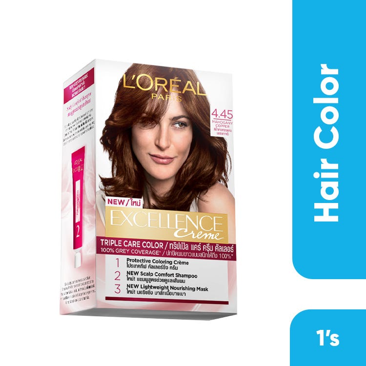L'Oreal Paris Excellence Crème Hair Color - Dark Chestnut Brown 3 – MogaShop