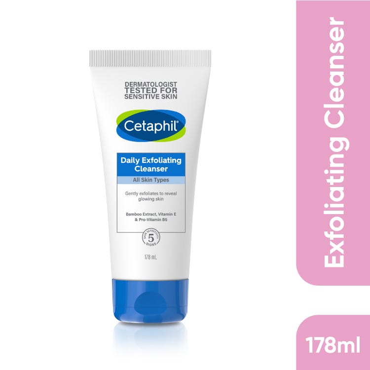 Cetaphil daily 2025 exfoliating cleanser