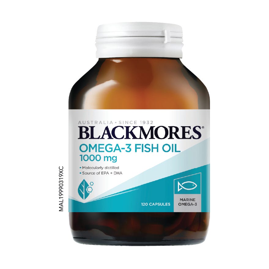 Blackmores omega triple outlet