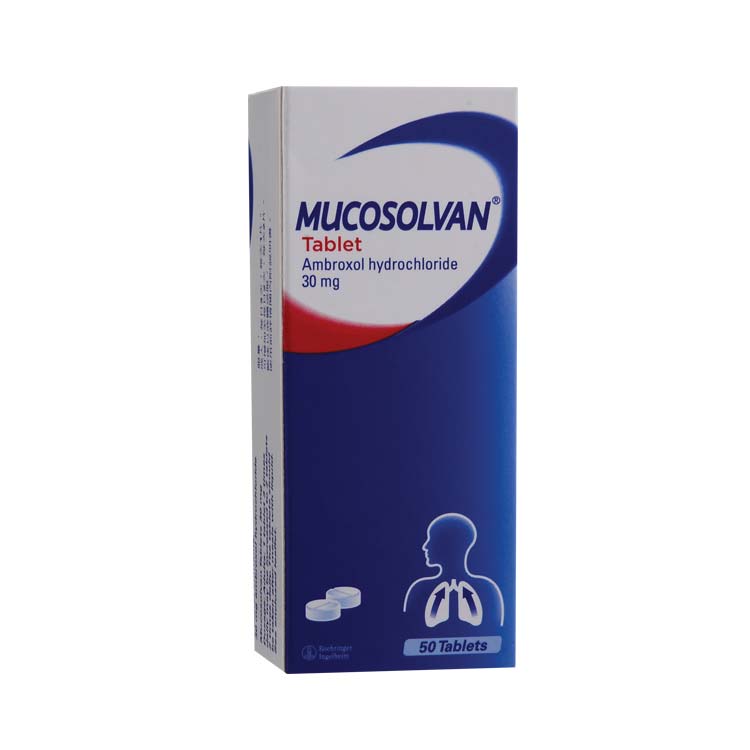 Mucosolvan 50 Tablets Coughs Colds Flu Over The Counter Health Care