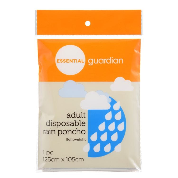 Disposable raincoat guardian malaysia discount